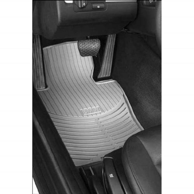 BMW Floor Mat Set - Front (Gray - Carpeted) 82550302999